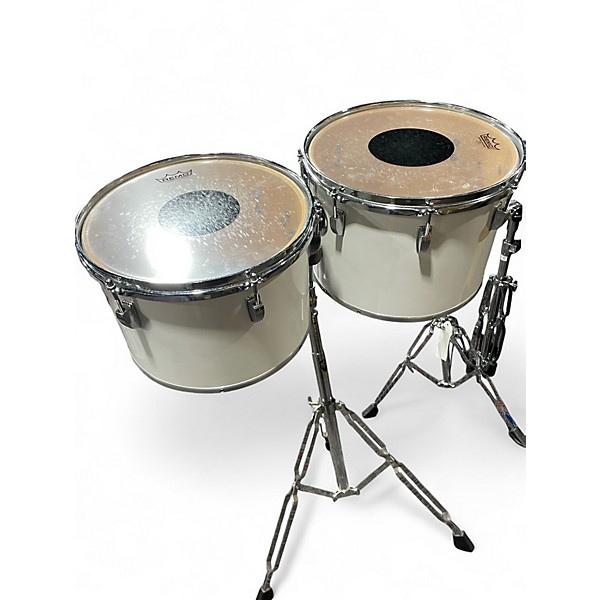 Used Ludwig 13X8 White Cortex Concert Toms White Cortex Drum