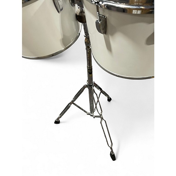 Used Ludwig 13X8 White Cortex Concert Toms White Cortex Drum