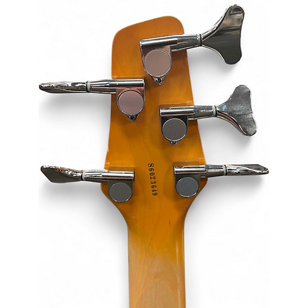 Used Washburn 5 String Olympic White Electric Bass Guitar