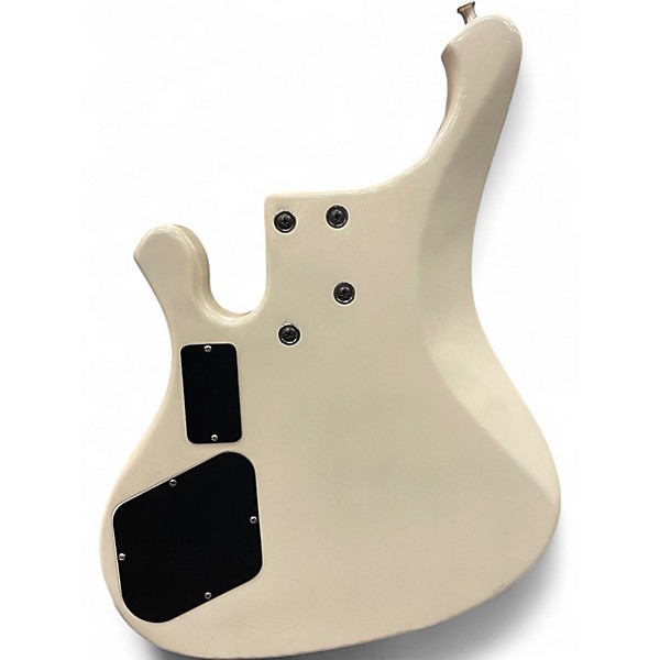 Used Washburn 5 String Olympic White Electric Bass Guitar