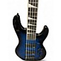 Used Jackson JS3V Concert 5 String Blue Burst Electric Bass Guitar