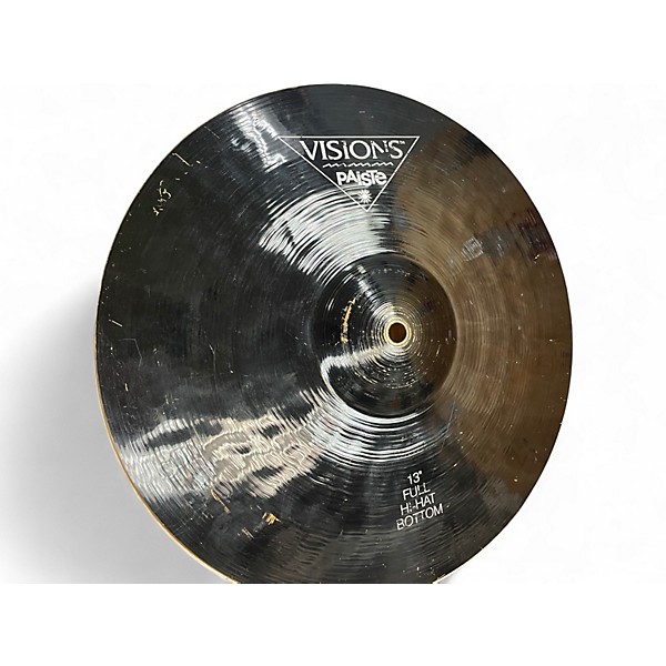 Used Paiste 13in black visions dark crisp Cymbal