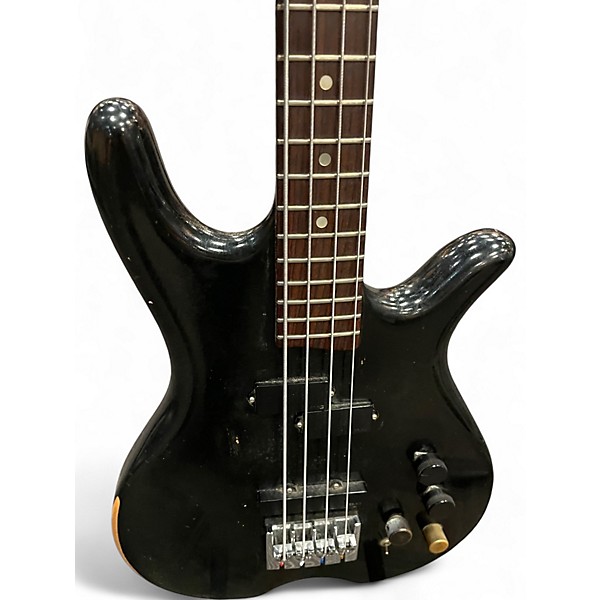 Used 1980s J.k Lado CUSTOM Black Electric Bass Guitar