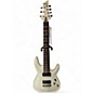 Used Schecter Guitar Research Demon 7 String White Solid Body Electric Guitar thumbnail