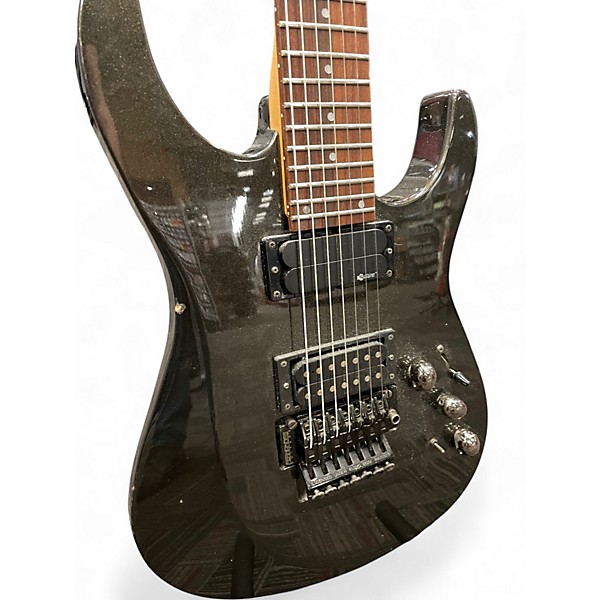 Used Fernandes Revolver Pro 7 Metallic Gray Solid Body Electric Guitar