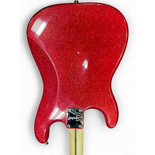 Used Squier Bullet Stratocaster RED SPARKLE Solid Body Electric Guitar