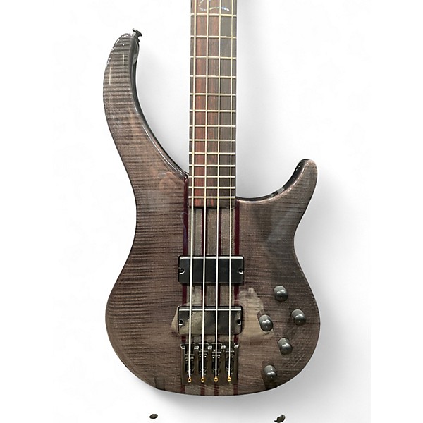 Used Peavey Cirrus 4 Flame Maple TRANS BLACK GLOSS Electric Bass Guitar