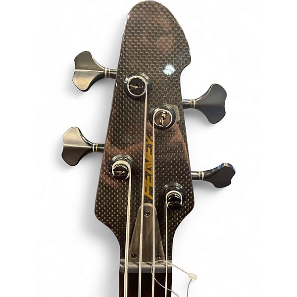 Used Peavey Cirrus 4 Flame Maple TRANS BLACK GLOSS Electric Bass Guitar