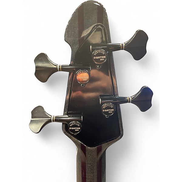 Used Peavey Cirrus 4 Flame Maple TRANS BLACK GLOSS Electric Bass Guitar