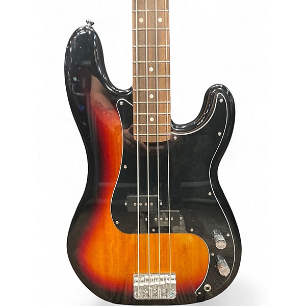 Used Fender Standard Precision Bass 2 Color Sunburst Electric Bass Guitar