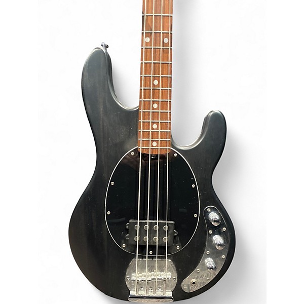 Used Sterling by Music Man Ray4 Satin Black Electric Bass Guitar