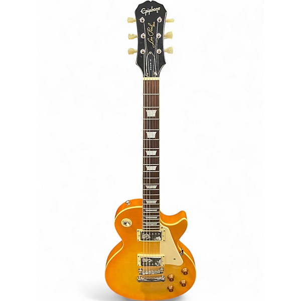 Used 2000 Epiphone Les Paul Standard LEMON BURST Solid Body Electric Guitar