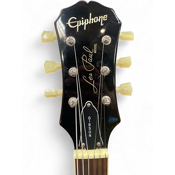 Used 2000 Epiphone Les Paul Standard LEMON BURST Solid Body Electric Guitar