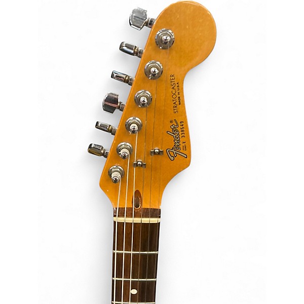 Vintage 1983 Fender Stratocaster Metallic Turquoise Solid Body Electric Guitar