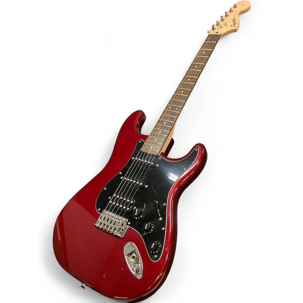 Used Squier Affinity Stratocaster Red Solid Body Electric Guitar