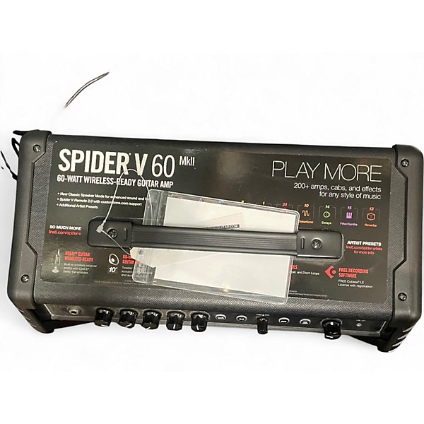 Used Line 6 Spider V 60 1x10 Guitar Combo Amp