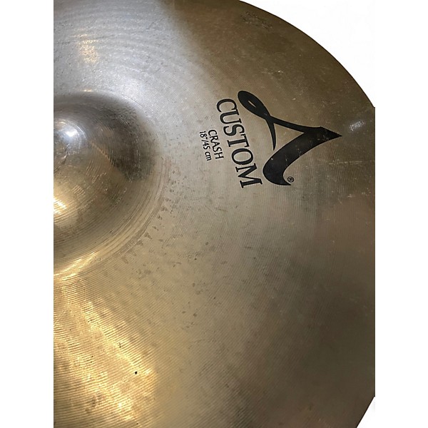 Used Zildjian 18in A Custom Crash Cymbal