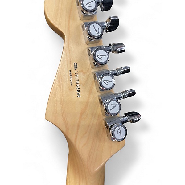 Used 2013 Fender American Deluxe Stratocaster Plus Olympic White Solid Body Electric Guitar