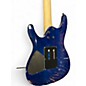 Used Ibanez S670QM Blue Burst Solid Body Electric Guitar