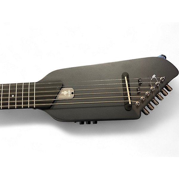 Used Donner Hush-I Metallic Silver Acoustic Guitar