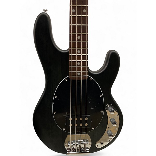 Used Sterling by Music Man S.U.B. StingRay RAY4 Trans Black Electric Bass Guitar