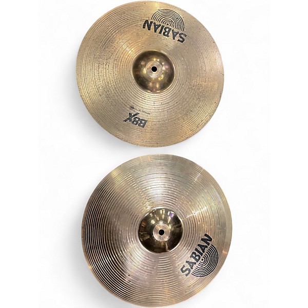 Used SABIAN 14in B8X HI HAT PAIR Cymbal