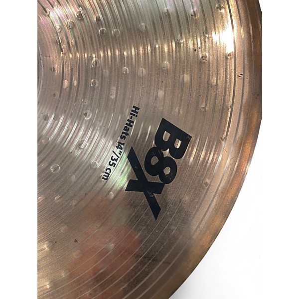 Used SABIAN 14in B8X HI HAT PAIR Cymbal