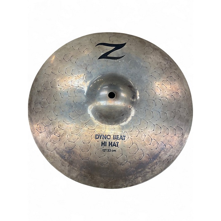 Used Zildjian 13in Z Custom Dyno Beat Hi Hat Cymbal 31 | Guitar Center