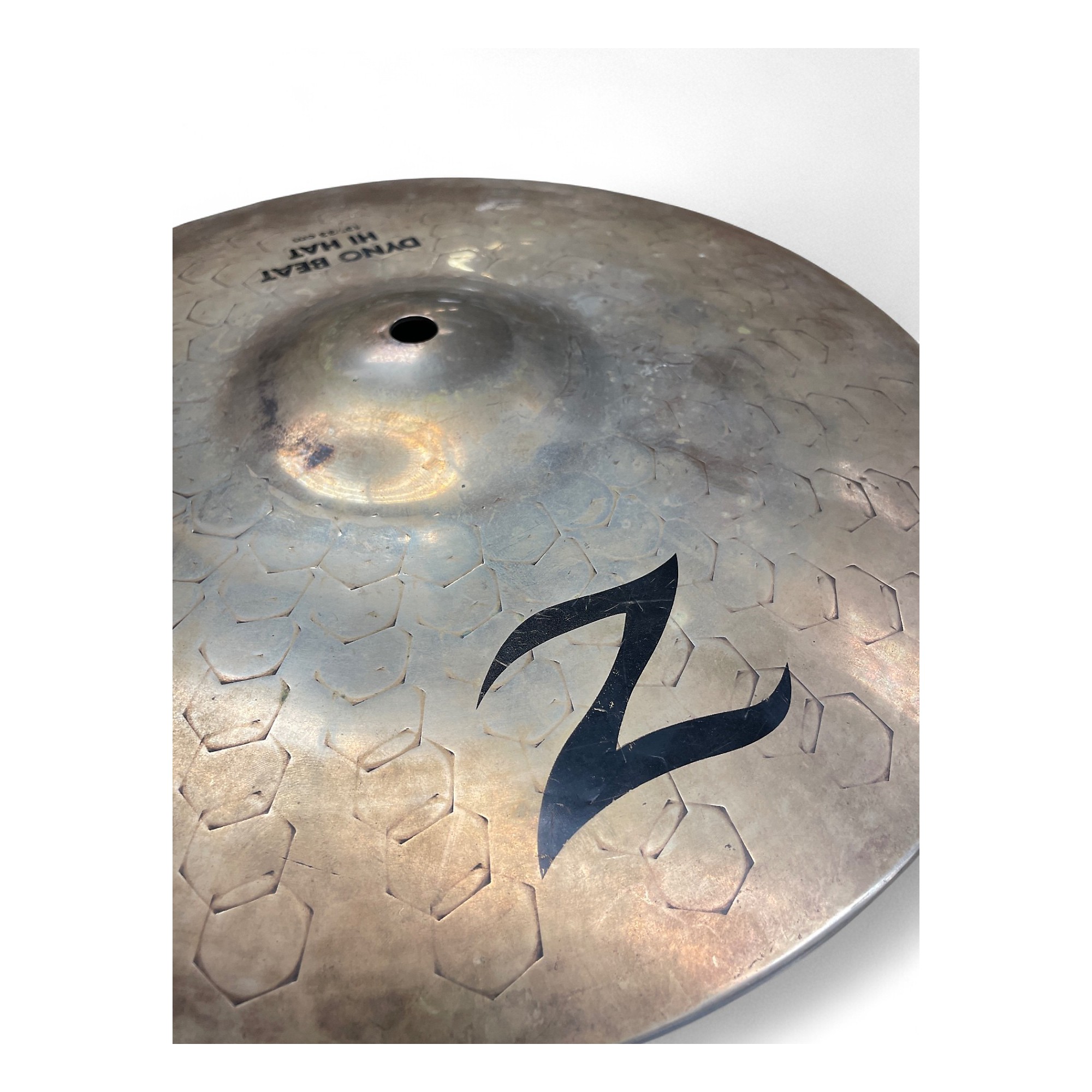 Used Zildjian 13in Z Custom Dyno Beat Hi Hat Cymbal 31 | Guitar Center