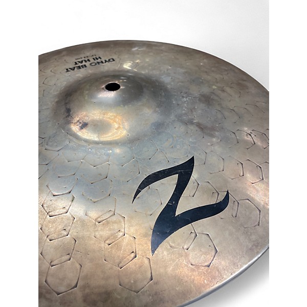 Used Zildjian 13in Z Custom Dyno Beat Hi Hat Cymbal