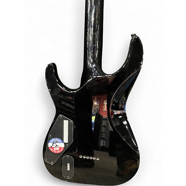 Used ESP LTD MH1000 Black Solid Body Electric Guitar