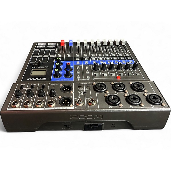 Used Zoom LiveTrak L-8 8 Channel Unpowered Mixer