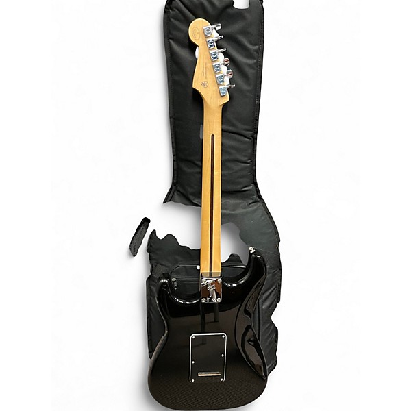 Used 2021 Fender Player Stratocaster Black Solid Body Electric Guitar