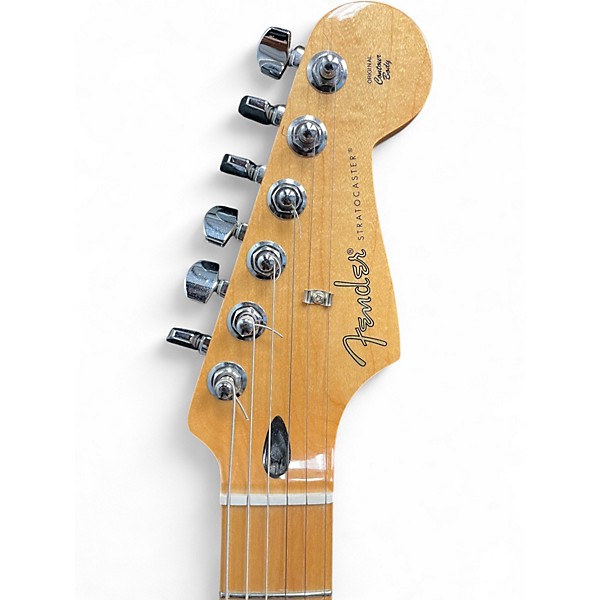 Used 2021 Fender Player Stratocaster Black Solid Body Electric Guitar