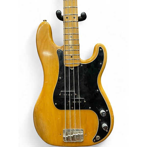 Vintage 1975 Fender 1975 Precision Bass Natural Electric Bass Guitar