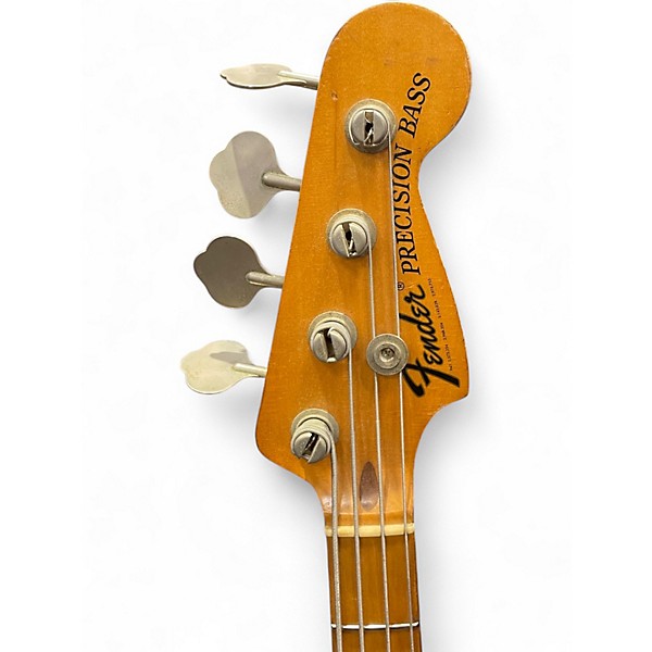 Vintage 1975 Fender 1975 Precision Bass Natural Electric Bass Guitar
