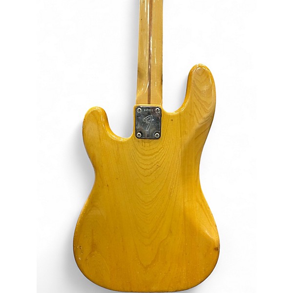 Vintage 1975 Fender 1975 Precision Bass Natural Electric Bass Guitar
