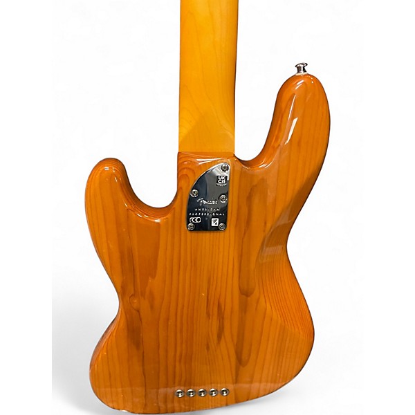Used Fender American Professional II Jazz Bass Roasted Pine Electric Bass Guitar