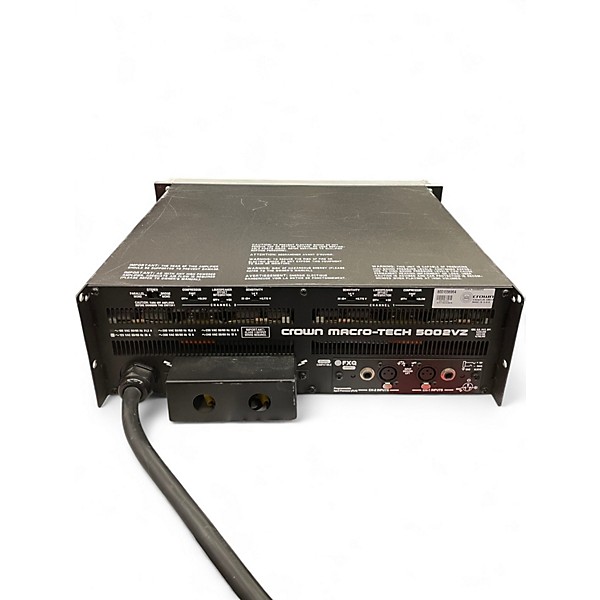 Used Crown MACRO-TECH 5002VZ Power Amp