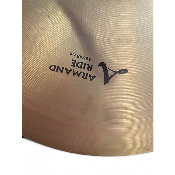 Used Zildjian 19in Armand Series Ride Cymbal