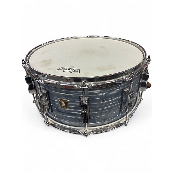 Used Ludwig 14X6.5 Classic Snare Sky Blue Pearl Drum