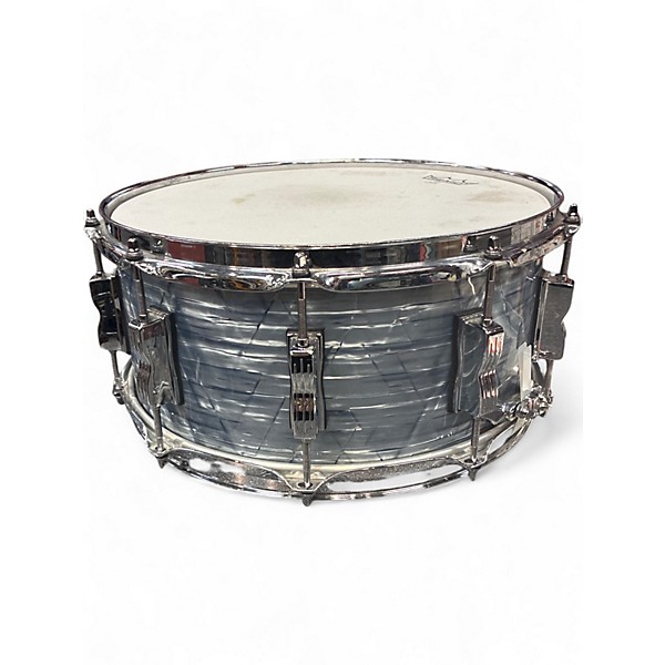 Used Ludwig 14X6.5 Classic Snare Sky Blue Pearl Drum