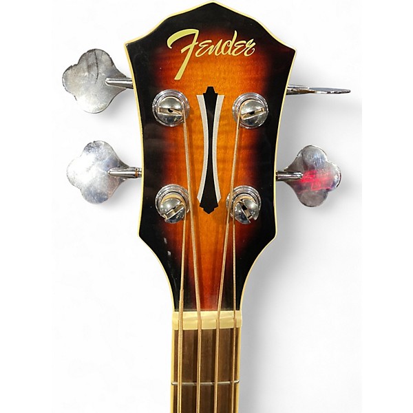 Used Fender FA-450CE 3 Tone Sunburst Acoustic Bass Guitar