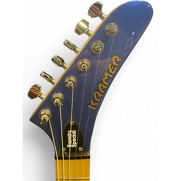 Used Kramer Baretta Special Candy Blue Solid Body Electric Guitar