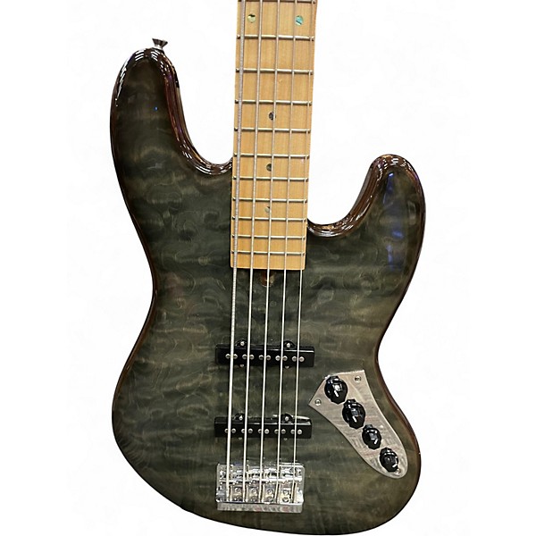 Used Allen Eden DISCIPLE 5 Green Electric Bass Guitar