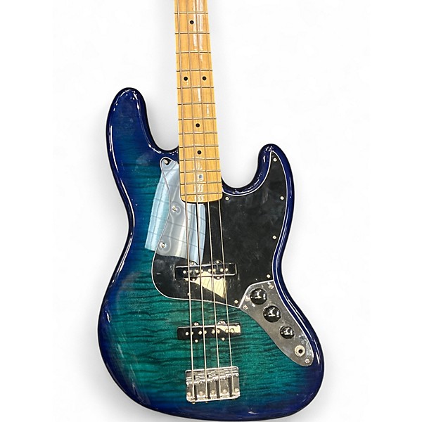 Used Fender Player Jazz Bass Blue Burst Electric Bass Guitar