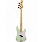 Used Squier Sonic Precision Bass Surf Green Electric Bass Guitar thumbnail