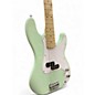 Used Squier Sonic Precision Bass Surf Green Electric Bass Guitar