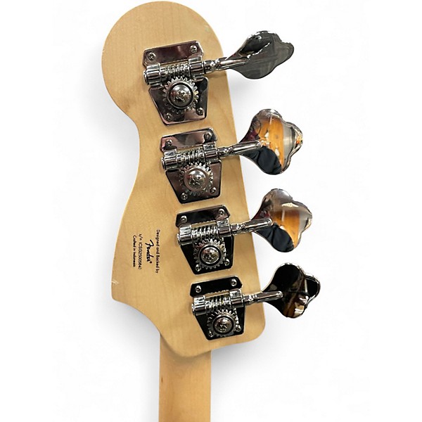 Used Squier Sonic Precision Bass Surf Green Electric Bass Guitar