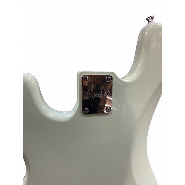 Used Squier Sonic Precision Bass Surf Green Electric Bass Guitar